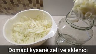 Domácí kysané zelí ve sklenici  recept [upl. by Pearl252]