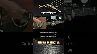 Apocalypse  Cigarettes After Sex  EASY Guitar Lessons  Chords  Guitar Tutorial guitar [upl. by Kermie]