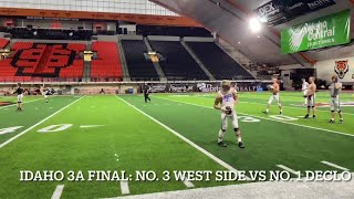 2024 Idaho 3A state football final No 3 West Side vs No 1 Declo [upl. by Ainud813]