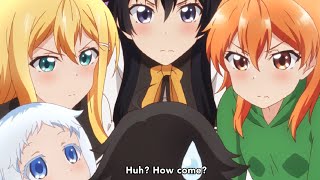 Best harem anime Moments Shomin Sample 翔民サンプル [upl. by Neelyad]