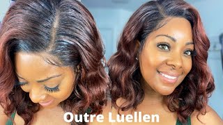 SIMPLE amp EASY  OUTRE MELTED HAIRLINE HD LACE FRONT WIG LUELLEN  FT TiaMariaWigCoach BEAUTIEBYMARK [upl. by Lerat]