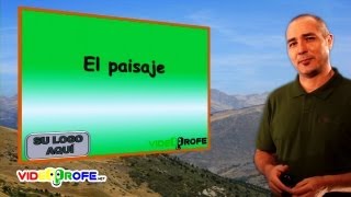 22 El paisaje 3º Conocimiento del Medio Videoprofenet [upl. by Daahsar]