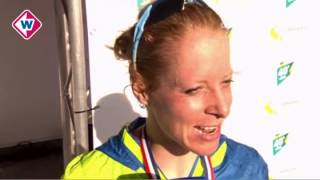 Jip Vastenburg Nederlands kampioene op halve marathon [upl. by Gaither722]