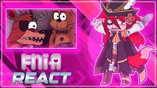 FNIA React to 5AM at Freddys The Prequel  🇲🇽🇺🇲🇧🇷  Gacha Club [upl. by Vedi310]