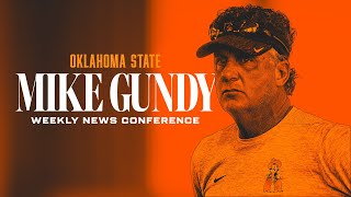 Mike Gundy News Conference 93024 [upl. by Llehsad195]