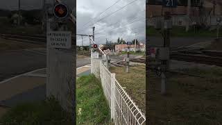 Fermeture de PN 21 train trainspotting sncf railway tgv tram plm rail lgv [upl. by Nesnaj631]