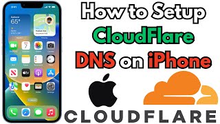 How to Setup CloudFlare DNS on iPhone [upl. by Maibach]