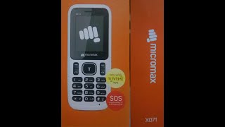 unboxing of micromax x071 [upl. by Naneek]