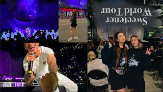 SWEETENER WORLD TOUR GRWM FLOOR SEATS AND MORE [upl. by Artekal]