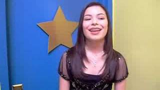 Miranda Cosgrove dishes on The Naked Brothers Band set [upl. by Edric]