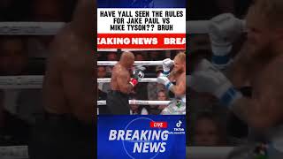 Mike Tyson vs Jake Paul RULES [upl. by Eugatnom]