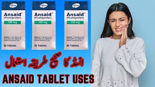 Ansaid tablet uses in urdu hindi Tooth pain relief side effects precautions [upl. by Kyla]