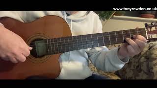 Rhinestone Cowboy  Glen Campbell fingerstyle guitar solo  link to TAB in description [upl. by Artema812]