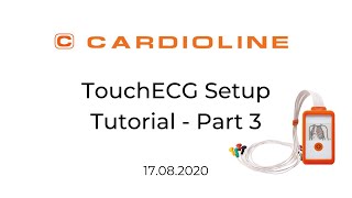 Cardioline TouchECG Demonstration Part 3 [upl. by Ahsenauq]