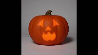 Animated LightUp Talking Jabberin Jack Pumpkin Decoration 9in x 11in3 [upl. by Augusta783]