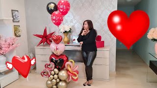 Bouquet Con Globos San Valentín 💖🎈Balloons Bouquet [upl. by Gibson375]