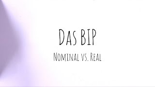 Das Bruttoinlandsprodukt  nominales vs reales BIP [upl. by Mullen]