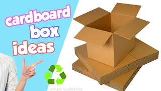 😍 You will love these 15 Ideas to make with cardboard boxes [upl. by Leotie]