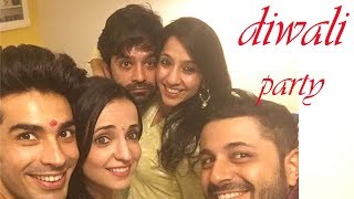 Sanaya irani and Barun Sobti Diwali Celebration Party 2017 [upl. by Gan893]