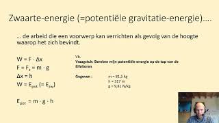 Zwaarteenergie potentiële gravitatieenergie bewegingsenergie kinetische energie en rendement [upl. by Anastasie286]