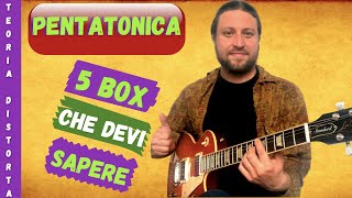 La Pentatonica Parte 1  I 5 Box Che Devi Conoscere [upl. by Laufer]