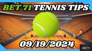 Tennis Picks and Predictions 91924 [upl. by Bander]