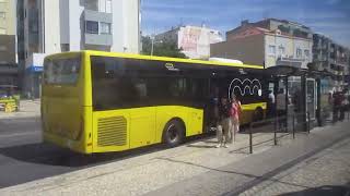 MTS  Metro Sul do Tejo  Sismens Combino Tram  Linha 1  Cacilhas  Corroios [upl. by Athalee]