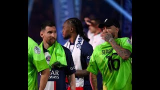 MESSI I En su despedida los hinchas del PSG lo volvieron a silbar y se fue sin vuelta olímpica [upl. by Atterbury668]