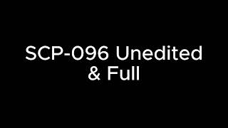 SCP096 Scream Clean Unedited amp Full Sound Effect Organized [upl. by Sairtemed]