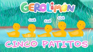 Cinco Patitos almorzar 🥣🐥  Gerolimón  Canciones infantiles [upl. by Melentha]