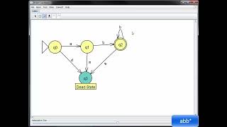 Exercise  1  But using JFlap to Convert a RE to DFSM [upl. by Nogas990]