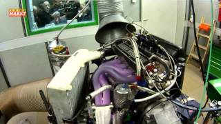 BMW Brabham BT52 Formula One 1983  Dyno Run with glowing headers [upl. by Ecirtnom]