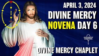 Divine Mercy Novena Day 6 ✝️ with Chaplet of Divine Mercy ✝️ April 3 2024 [upl. by Yendroc]