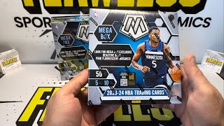 202324 Mosaic Basketball Mega Boxes Review NBA Licensed Greatness Ripping 2 Boxes [upl. by Soalokin]