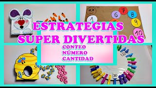 ESTRATEGIAS SUPER DIVERTIDAS PARA ENSEÑAR EL CONTEONÚMERO CANTIDAD [upl. by Kora942]