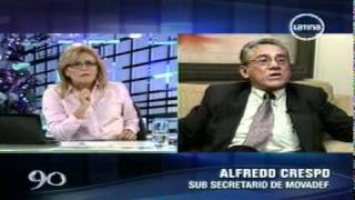 MONICA DELTA SE PELEA CON ALFREDO CRESPO DEL MOVADEF 050112 [upl. by Gerson]