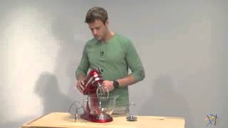 KitchenAid Artisan Design Series Stand Mixer with Glass Bowl  Product Review Video [upl. by Eclud]