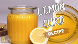 LEMON CURD RECIPE [upl. by Hgielek]