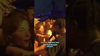 Travis Scott Lets a Fan Sing His Song 👀 [upl. by Lrigybab]