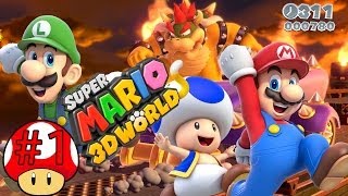 ABM Super Mario 3D World Walkthrough  1 HD [upl. by Falo958]