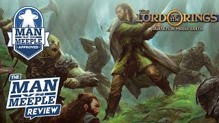 Lord of the Rings Journeys in Middle Earth Review by Man vs Meeple Fantasy Flight Games [upl. by Hjerpe185]