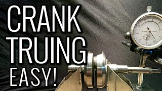 CRANKSHAFT TRUING MADE EASY  How To True Two Stroke Crank  2 STROKE TUNING [upl. by Derfiniw]