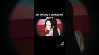 they broke sanji sanji onepiece luffy funny anime [upl. by Eelsnia]