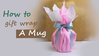 How To Gift Wrap A Mug MugWrap [upl. by Ahsyia915]