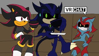 SONIC IN QUICK COMMIT ENCOUNTERS SHADINA IN VR CHAT [upl. by Pooi]