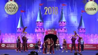 2018 Virginia Tech Hokies Cheer  UCA Championship Round 1 [upl. by Riggins730]