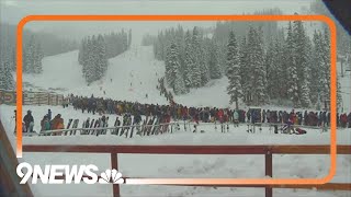 Arapahoe Basin Ski Area is first in Colorado to open for winter season [upl. by Ola704]