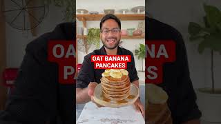 OAT BANANA PANCAKES  HEALTHY PANCAKE RECIPE  SUNDAY BREAKFAST shorts [upl. by Niarbo]