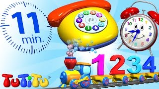 TuTiTu Compilation  Numbers  Learning Numbers for Toddlers  Toys and Songs for Children [upl. by Acirtal]