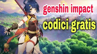 GENSHIN IMPACT PRIMOGEM GRATIS codici 2021 [upl. by Tegdig384]